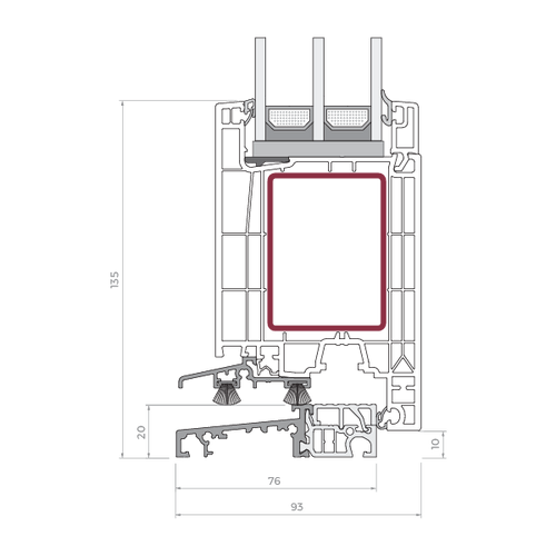 Aluplast NEOLine 76 AD