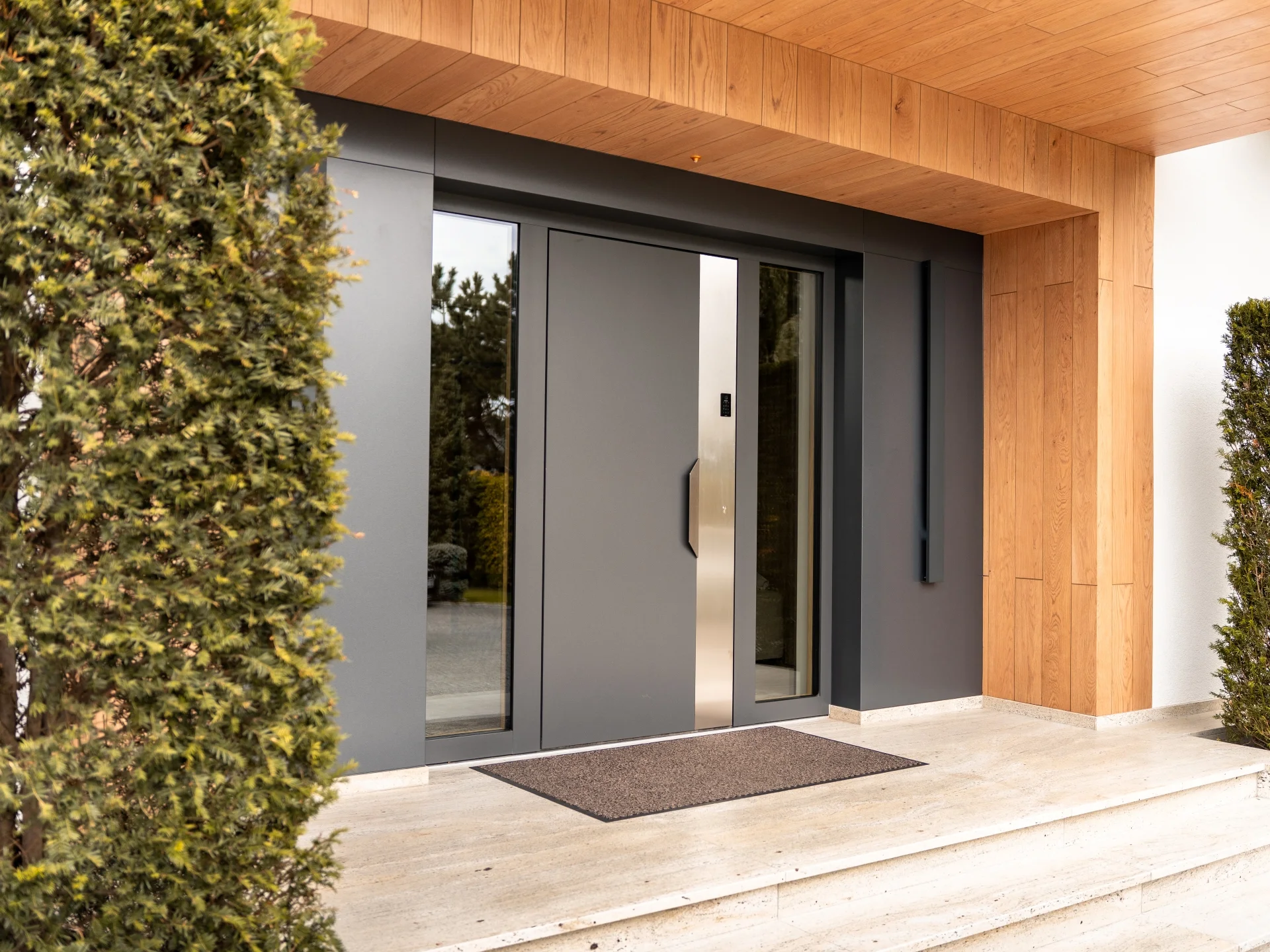 Aliuminio lauko durys A++