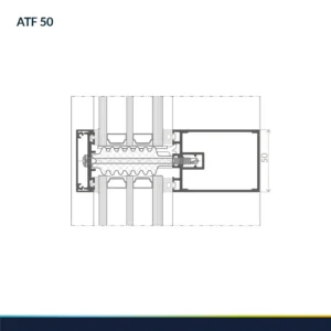 Skerspjūvis per statramstį – blokinis sandariklis-ATF50-vindors.lt-1